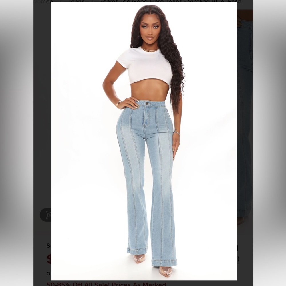 Fashion Nova flare jeans size 11